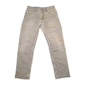Prana Slim Fit Breathe Beige Pants 32Wx32L Stretch Khaki Performance Outdoor